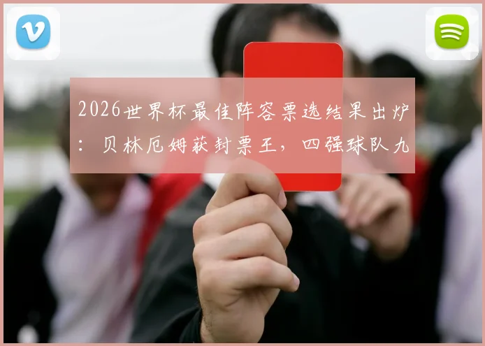 2026世界杯最佳阵容票选结果出炉：贝林厄姆获封票王，四强球队九人强势入选